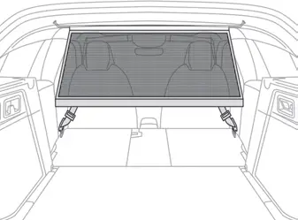 Peugeot 308: Rückhaltenetz für hohe Ladung (SW)