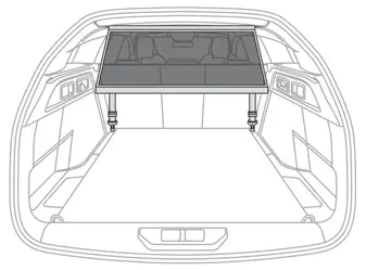 Peugeot 308: Rückhaltenetz für hohe Ladung (SW)