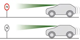 Peugeot 308: Verkehrszeichenerkennung